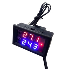 dc-12v-temperature-controller-ntc-probe-10k-waterproof-red-blue-led-programmable